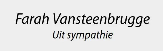 Farah Vansteenbrugge