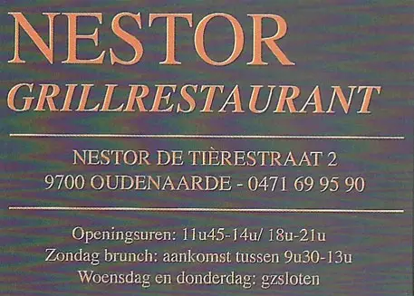 Nestor Grillrestaurant Oudenaarde - EINE