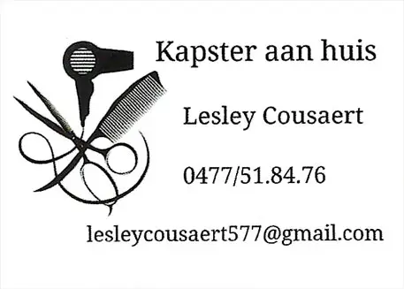Kapster aan huis - Lesley Cousaert